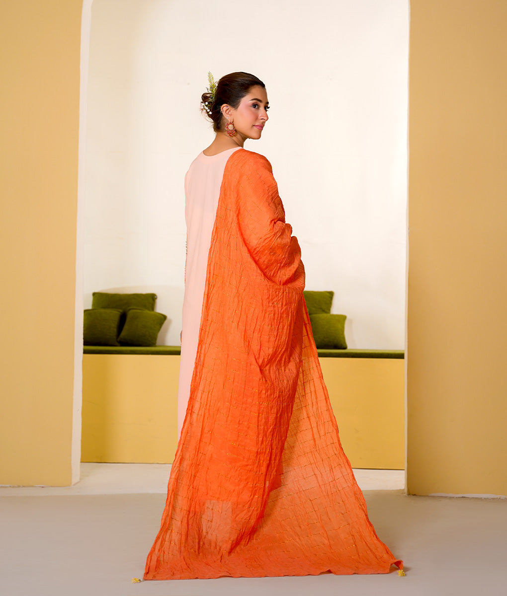 Embroidered Textured Fabric Iron-Free Suit by Winara