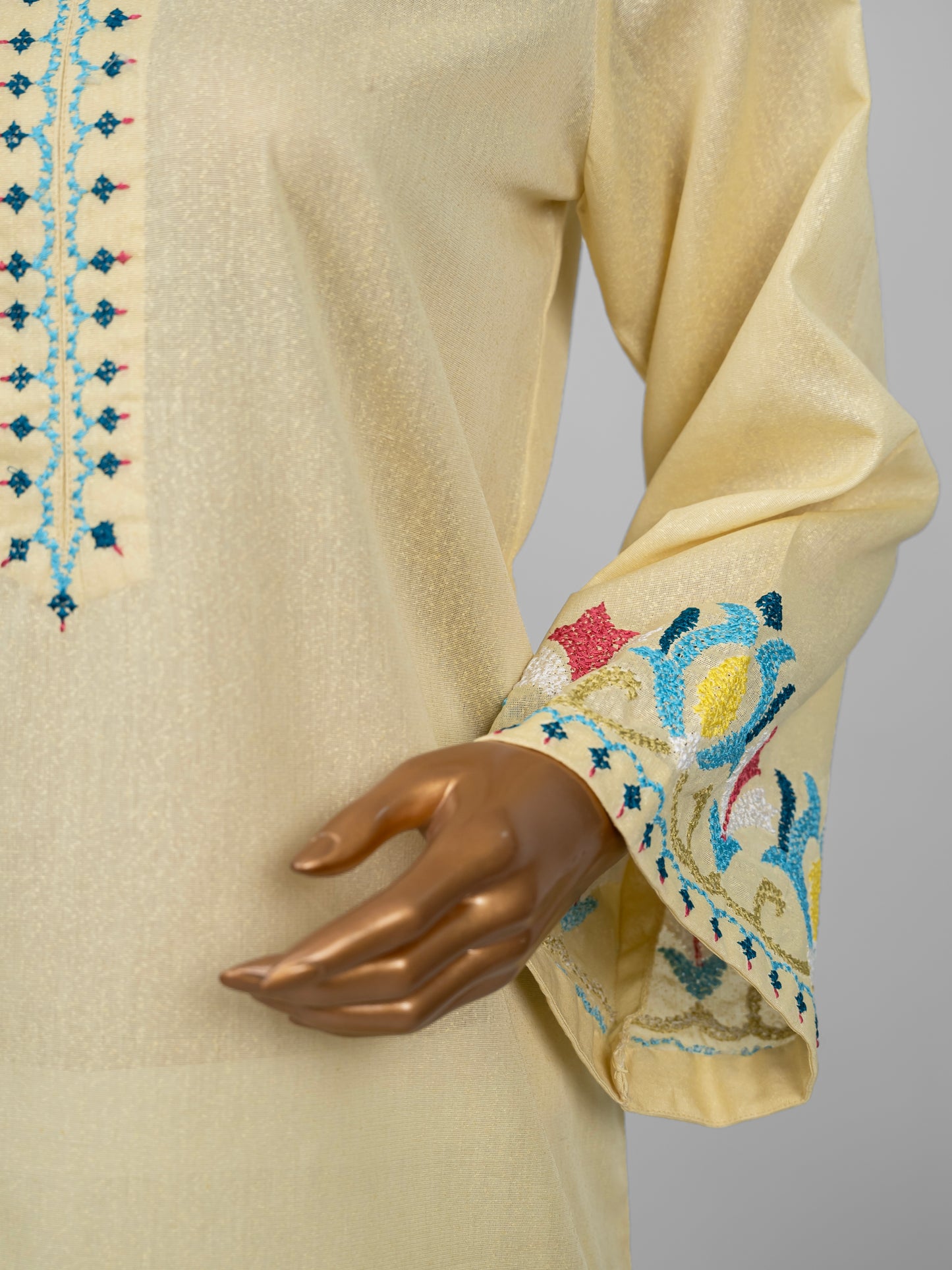 Embroidered Karandi Suit by Winara