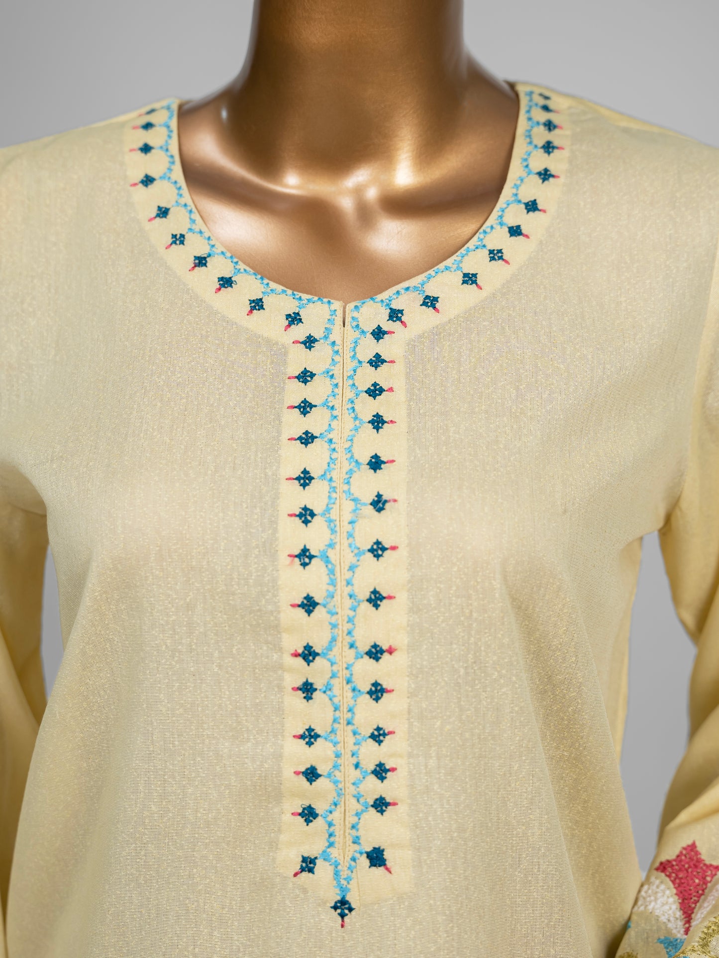 Embroidered Karandi Suit by Winara