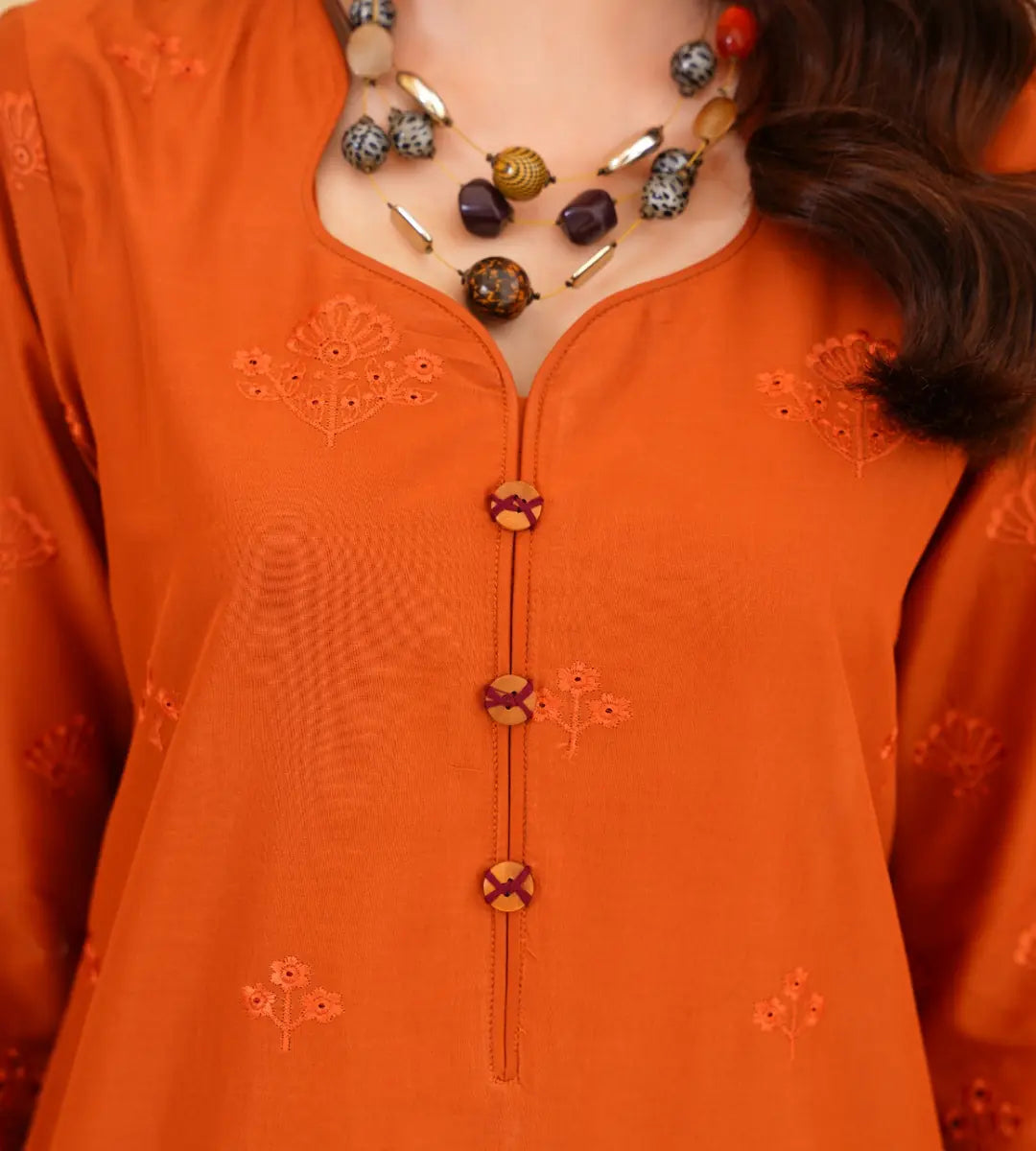 Embroidered Lace Detailed Lawn Cotton Suit by Winara