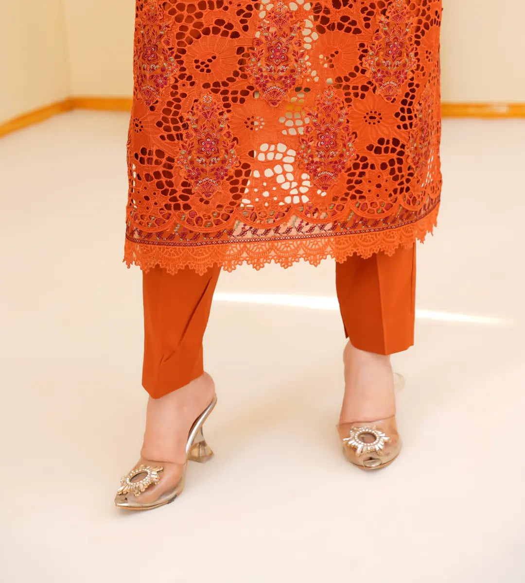 Embroidered Lace Detailed Lawn Cotton Suit by Winara