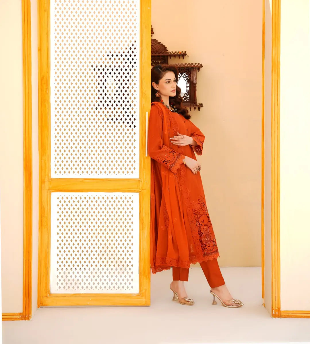 Embroidered Lace Detailed Lawn Cotton Suit by Winara