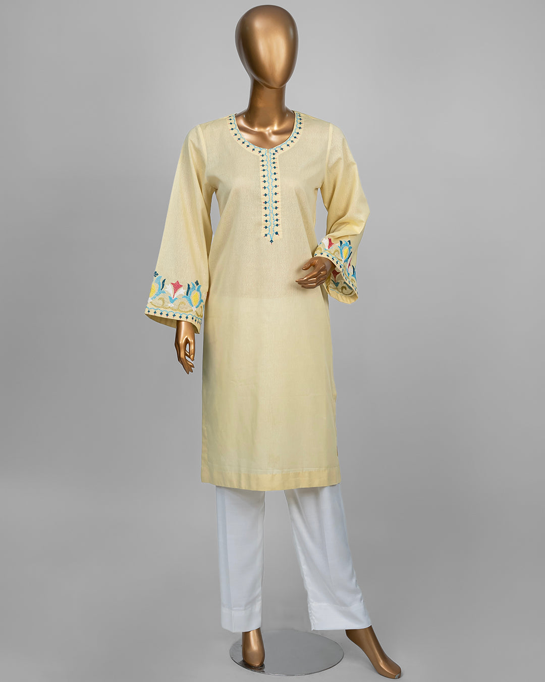 Embroidered Karandi Suit by Winara