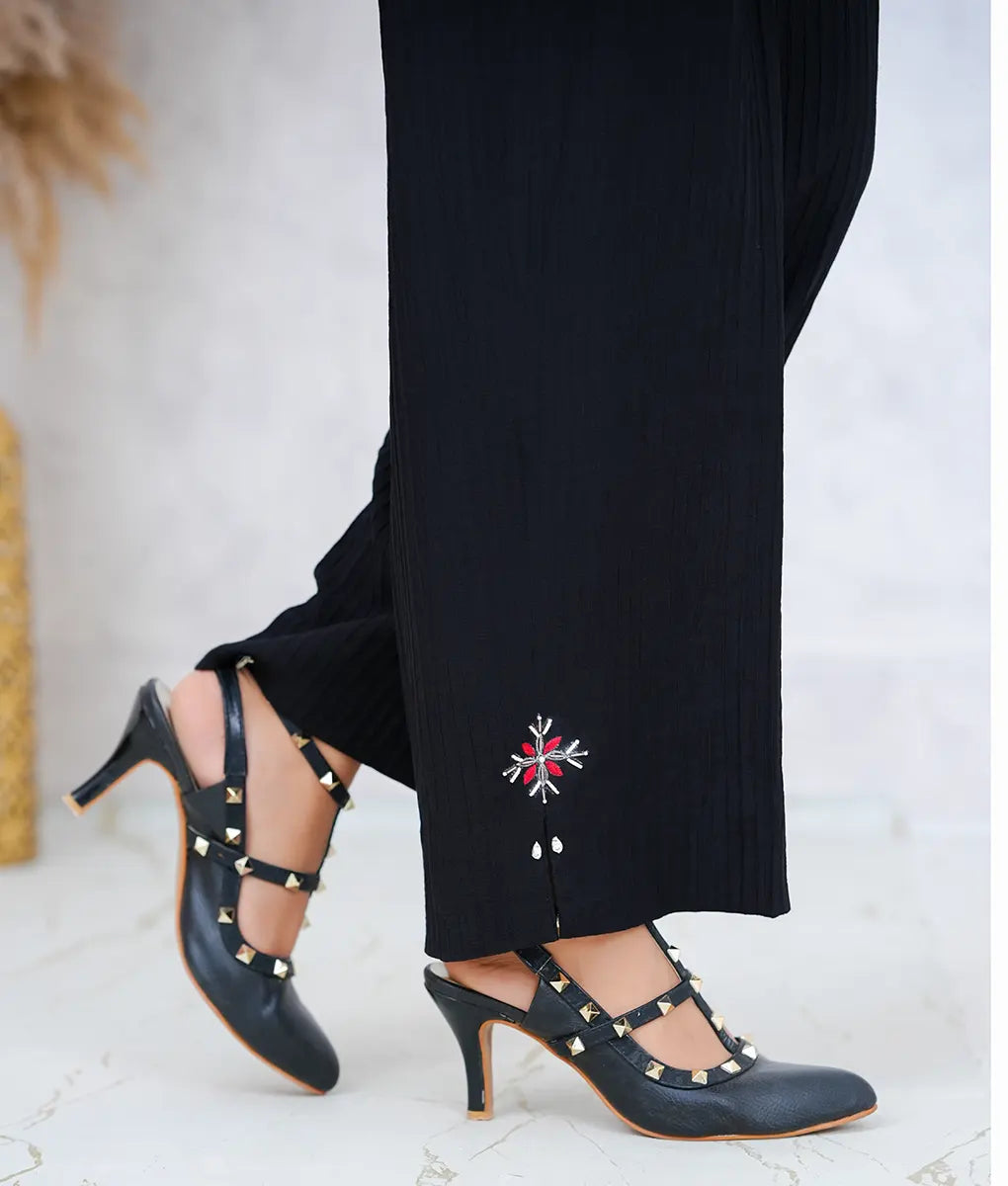 Hand-Embellished Black Co-Ord Set by Winara