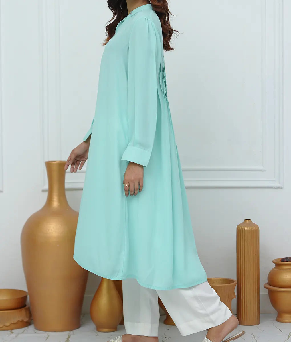 Mint Luxe Embroidered Co-ord By Winara