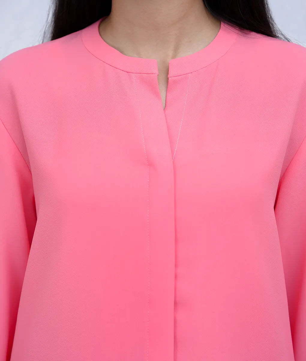 Stitched Embroidered Textured Georgette 2 Piece by Winara