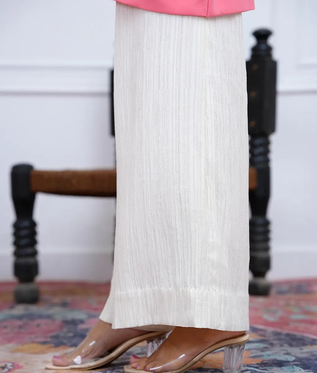 Stitched Embroidered Textured Georgette 2 Piece by Winara