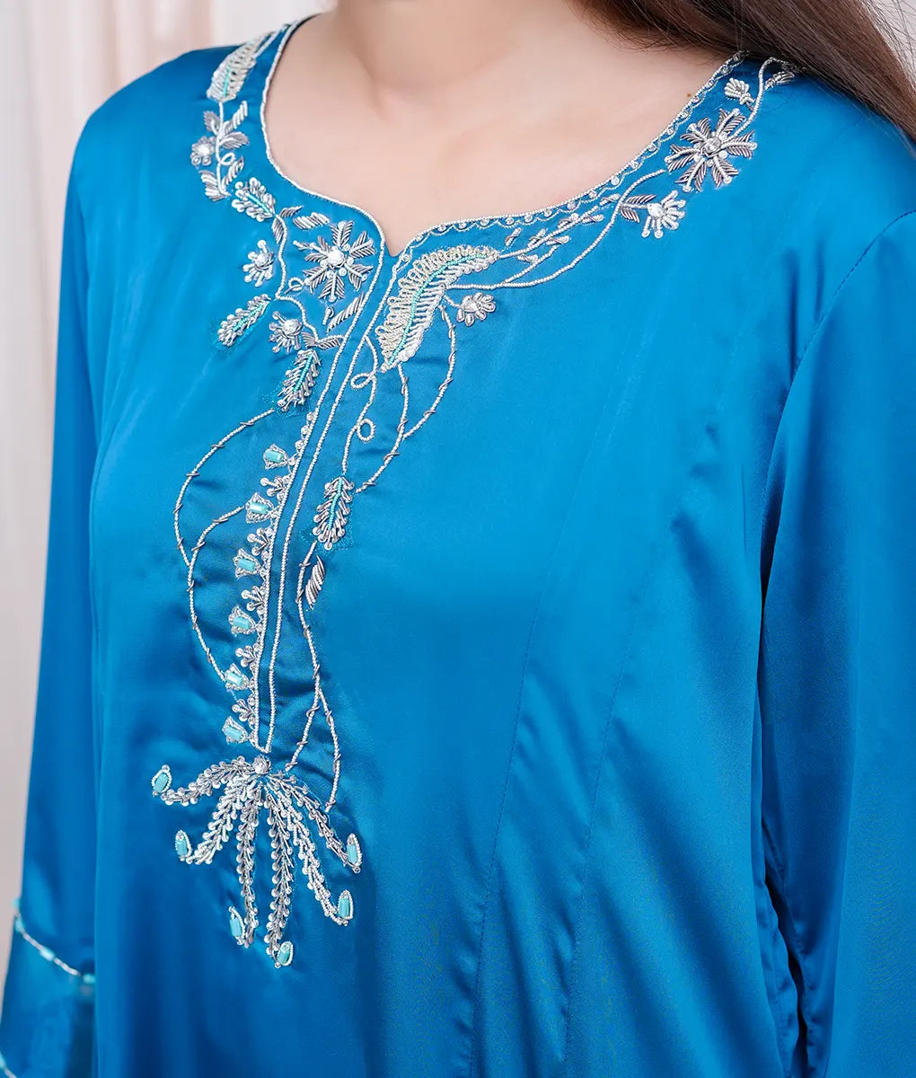 Blue Embroidered Ensemble by Winara