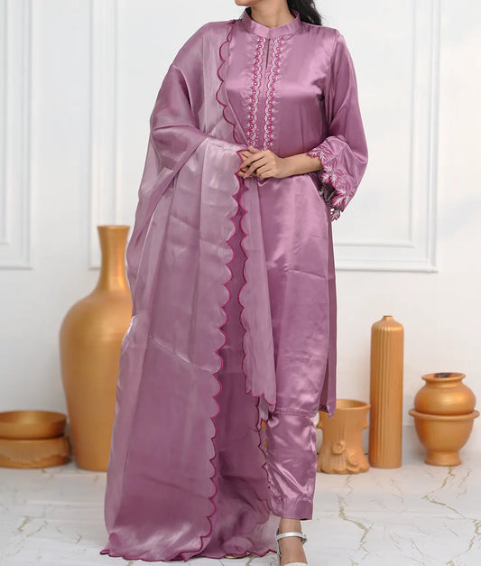 Royal Silk Embroidered Ensemble By Winara