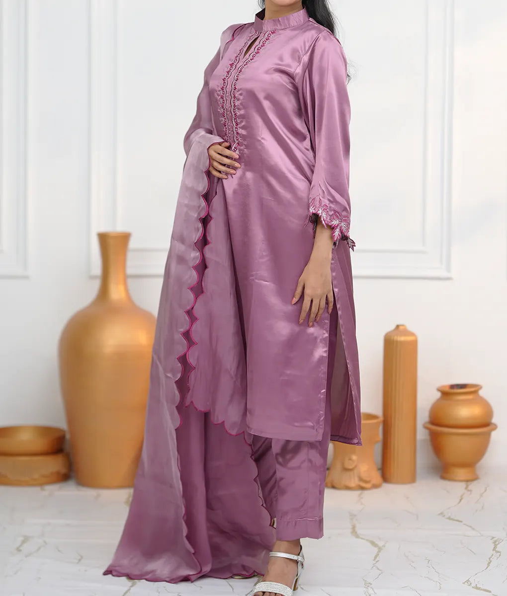 Royal Silk Embroidered Ensemble By Winara