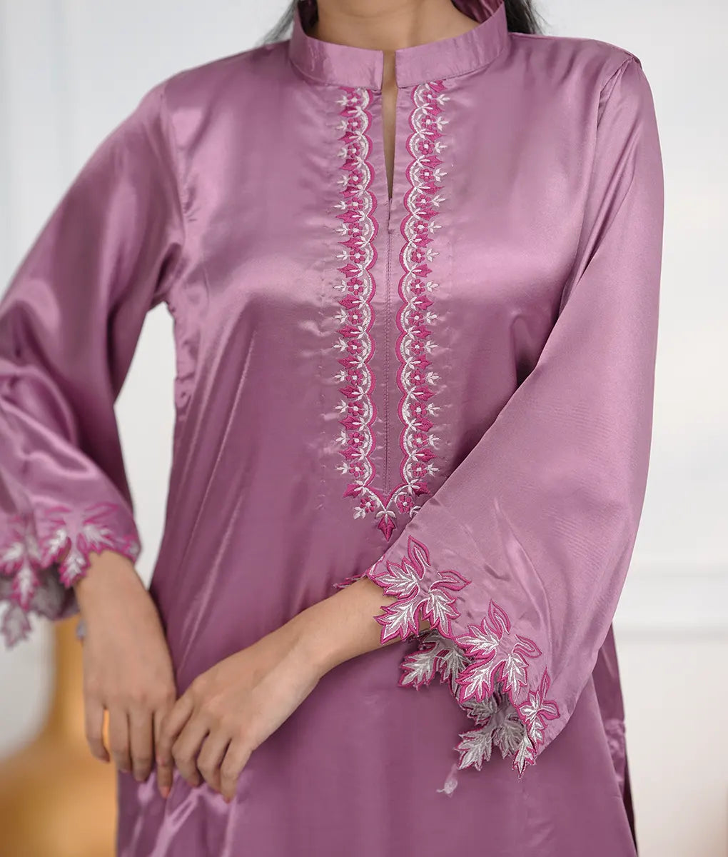 Royal Silk Embroidered Ensemble By Winara
