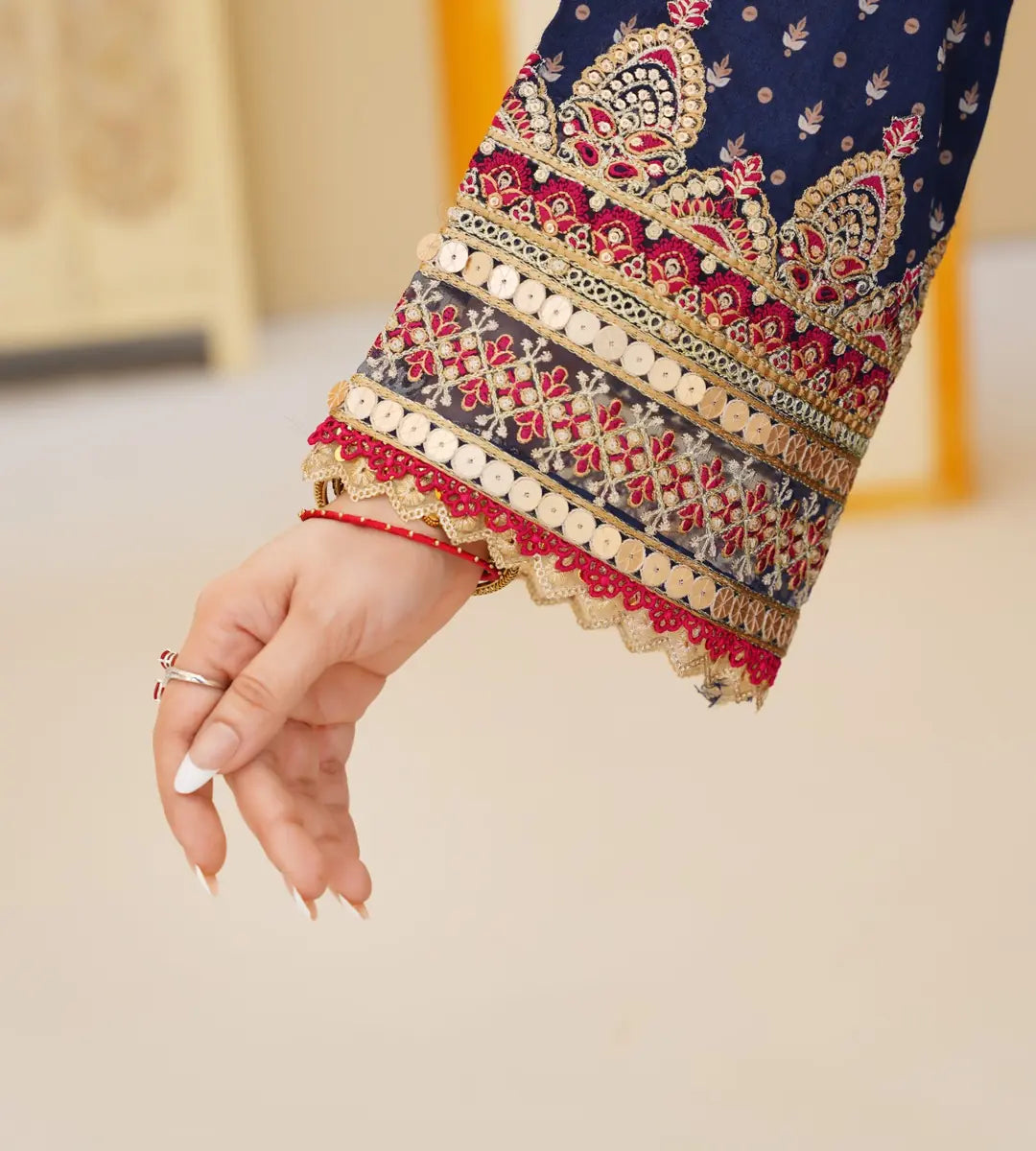 Stitched Embroidered Lawn Suit by Winara