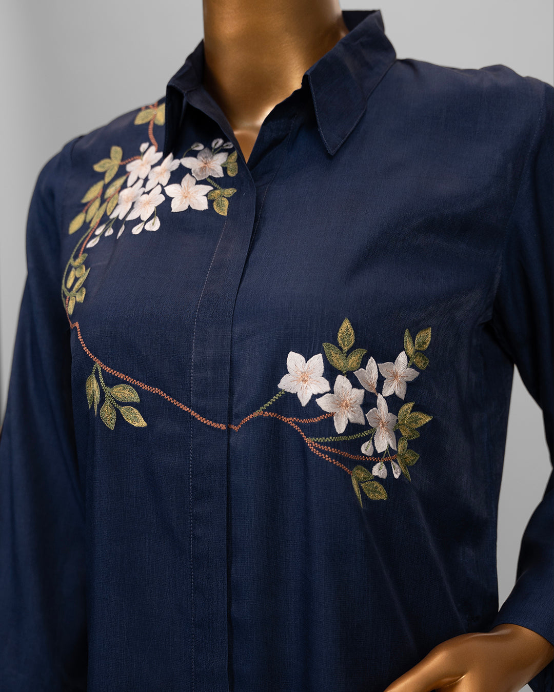 Stitched Embroidered Self-Lined Co-Ord Set by Winara