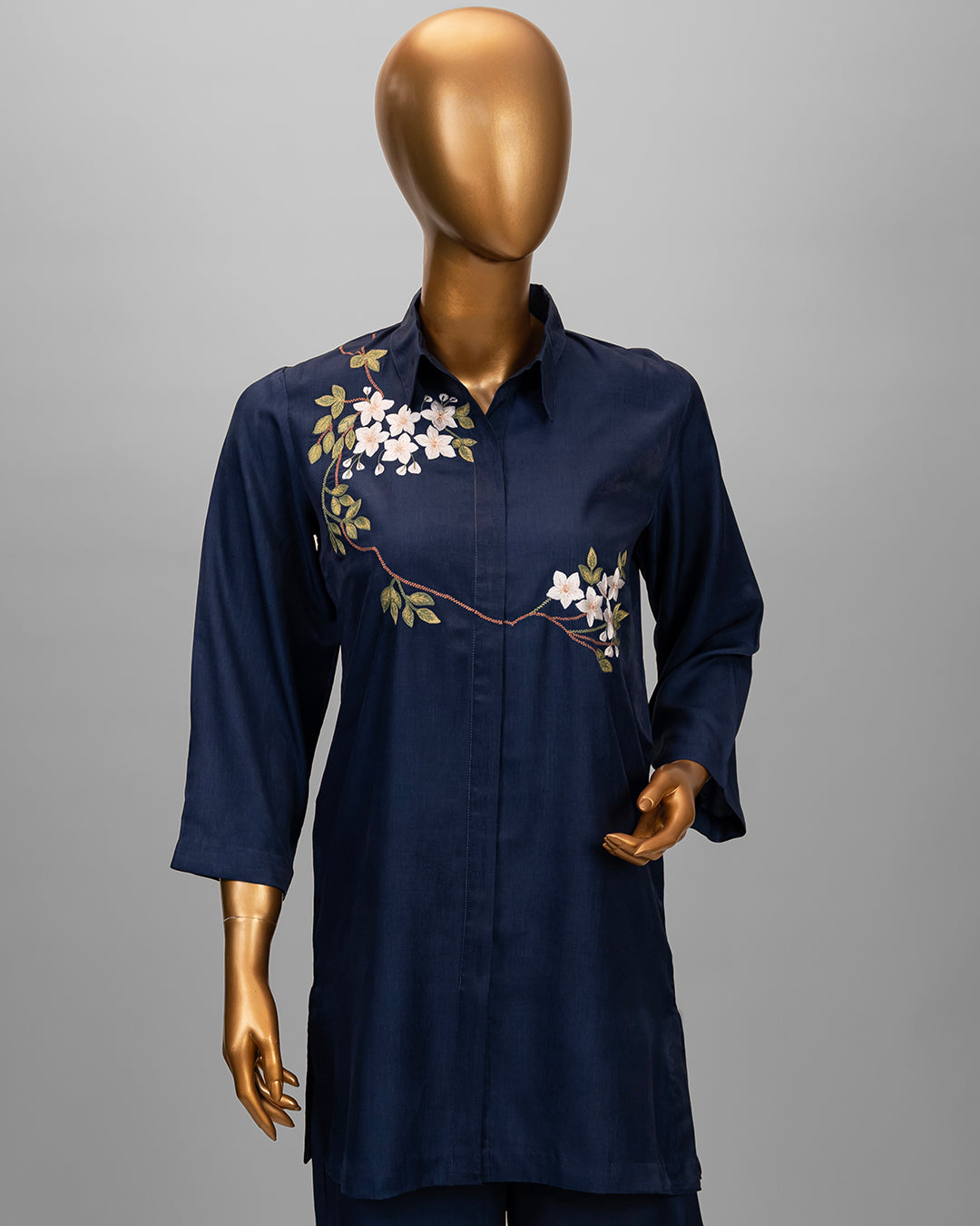 Stitched Embroidered Self-Lined Co-Ord Set by Winara