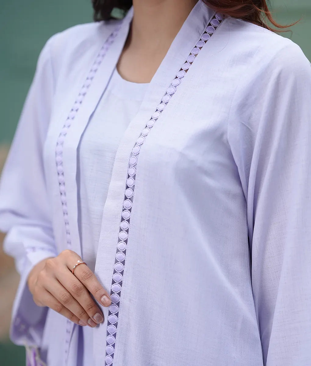 Tulip Motif Embroidered Co-ord Set By Winara