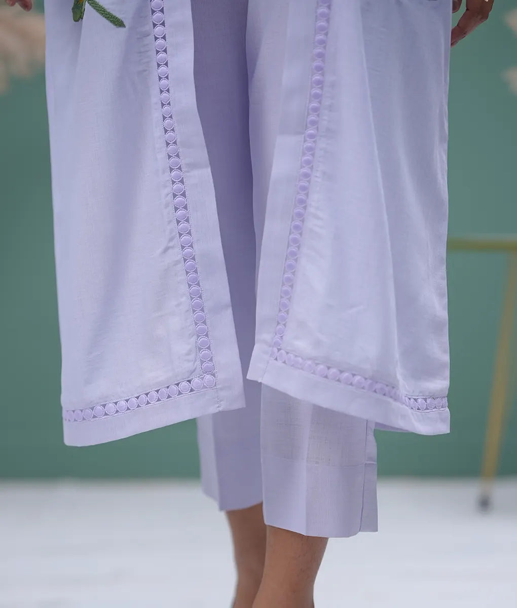 Tulip Motif Embroidered Co-ord Set By Winara
